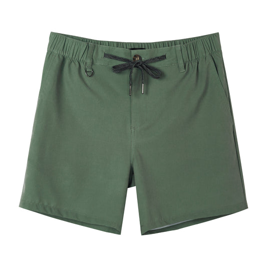 Short Casual Hombre color Verde Oliva, 12.7 cm de largo