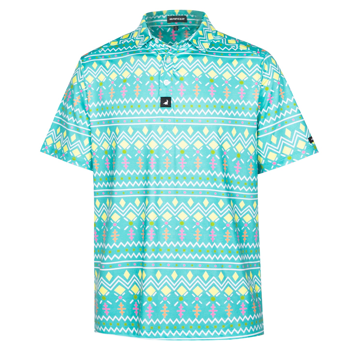 Polera Golf Hombre - Diseño Geométrico