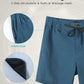 Short Casual Hombre color Azul, 12.7 cm de largo