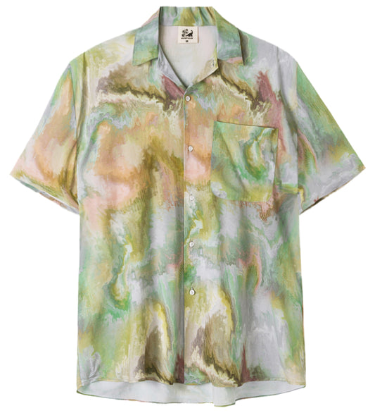 Camisa Guayabera Hombre - Diseño Tie Dye - color Multicolor